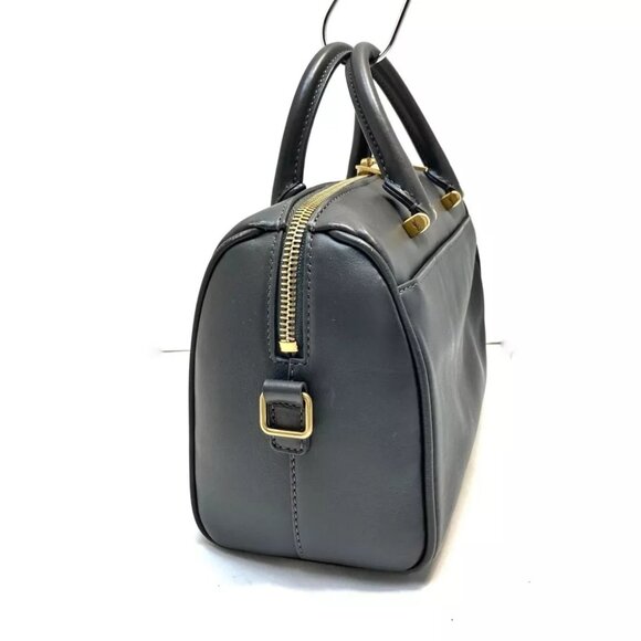 Auth SAINT LAURENT PARIS Baby Duffle Gray Leather - Handbag - Picture 2 of 9